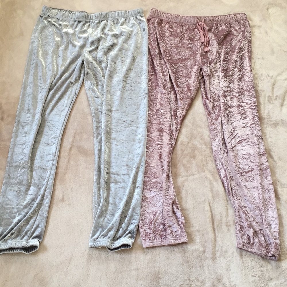 Just be velvet lounge pants size L